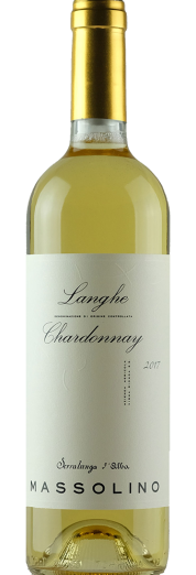 Bottle of Langhe Chardonnay
