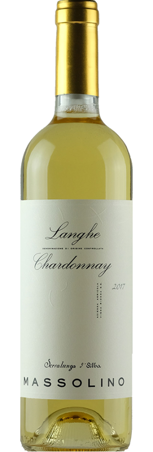 Bottle of Langhe Chardonnay