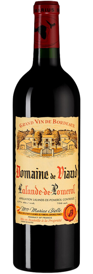 Bottle of Lalande-de-Pomerol